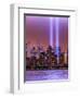 World Trade Center Memorial Lights-Steven Maxx-Framed Premium Photographic Print