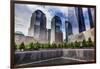 World Trade Center Memorial Pool Fountain, New York, Ny-William Perry-Framed Photographic Print