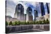 World Trade Center Memorial Pool Fountain, New York, Ny-William Perry-Stretched Canvas