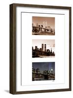 World Trade Center Memorial Triptych-Igor Maloratsky-Framed Art Print