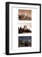 World Trade Center Memorial Triptych-Igor Maloratsky-Framed Art Print