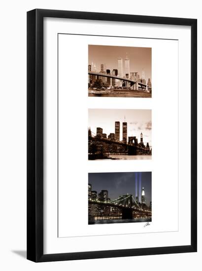 World Trade Center Memorial Triptych-Igor Maloratsky-Framed Art Print