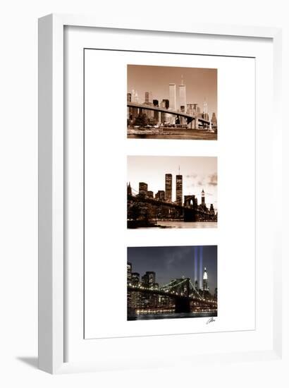 World Trade Center Memorial Triptych-Igor Maloratsky-Framed Art Print