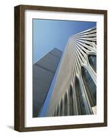 World Trade Center's Twin Towers, Prior to 11 September 2001, Manhattan, New York City, USA-Rawlings Walter-Framed Photographic Print