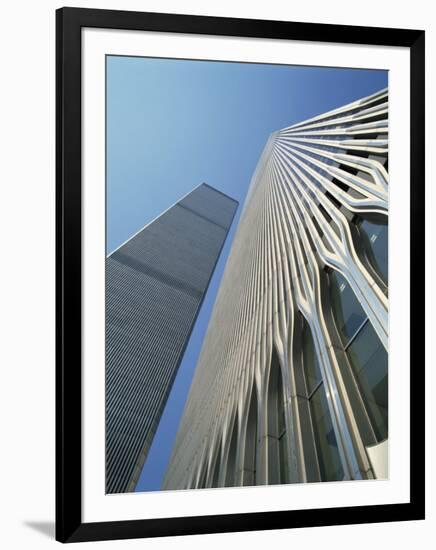 World Trade Center's Twin Towers, Prior to 11 September 2001, Manhattan, New York City, USA-Rawlings Walter-Framed Photographic Print