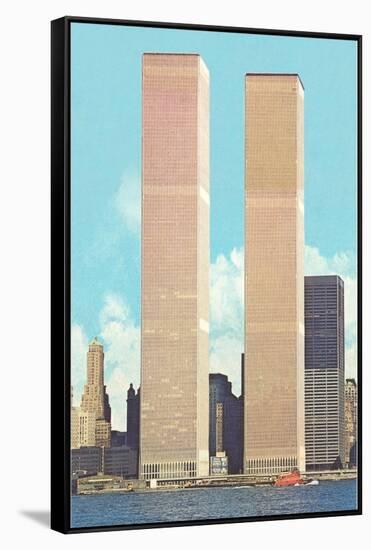 World Trade Center Towers, New York City-null-Framed Stretched Canvas