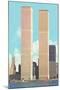 World Trade Center Towers, New York City-null-Mounted Art Print