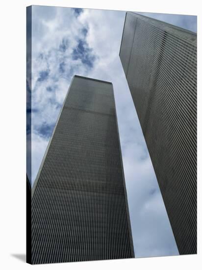 World Trade Center Twin Towers, Destroyed 11 September 2001, Manhattan, New York City, USA-Fraser Hall-Stretched Canvas