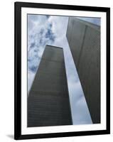 World Trade Center Twin Towers, Destroyed 11 September 2001, Manhattan, New York City, USA-Fraser Hall-Framed Photographic Print