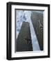 World Trade Center Twin Towers, Destroyed 11 September 2001, Manhattan, New York City, USA-Fraser Hall-Framed Premium Photographic Print