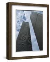 World Trade Center Twin Towers, Destroyed 11 September 2001, Manhattan, New York City, USA-Fraser Hall-Framed Photographic Print