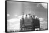 World Trade Center under Construction-Philip Gendreau-Framed Stretched Canvas