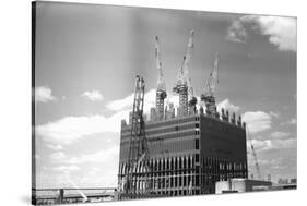 World Trade Center under Construction-Philip Gendreau-Stretched Canvas