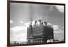 World Trade Center under Construction-Philip Gendreau-Framed Photographic Print