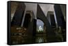 World Trade Centre, Brussels, Belgium, Europe-Neil Farrin-Framed Stretched Canvas