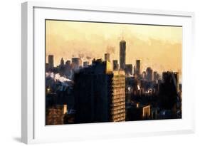 World Trade Sunset-Philippe Hugonnard-Framed Giclee Print