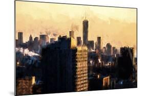 World Trade Sunset-Philippe Hugonnard-Mounted Giclee Print