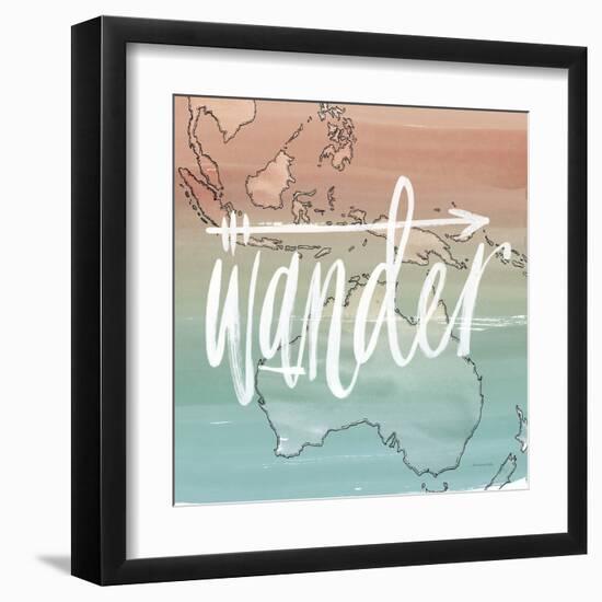 World Traveler I Neutral-Sara Zieve Miller-Framed Art Print