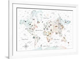 World Traveler I-Laura Marshall-Framed Art Print