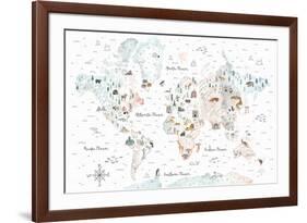 World Traveler I-Laura Marshall-Framed Art Print