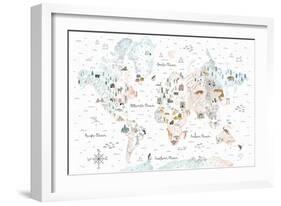 World Traveler I-Laura Marshall-Framed Art Print