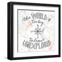 World Traveler II-Laura Marshall-Framed Art Print