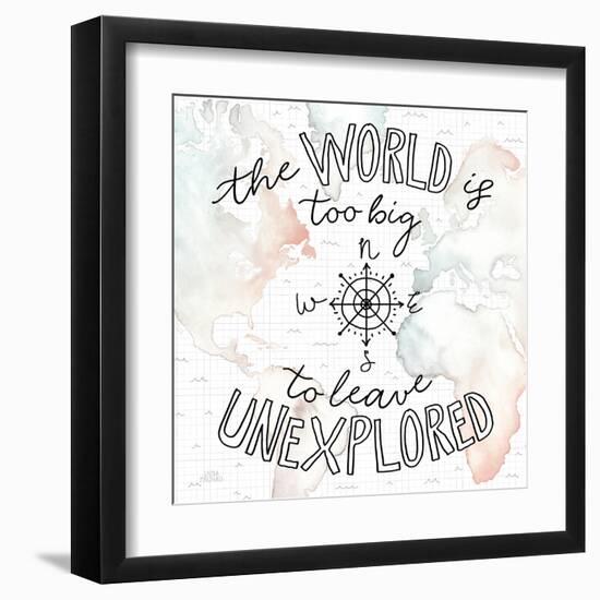 World Traveler II-Laura Marshall-Framed Art Print