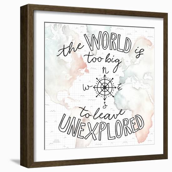 World Traveler II-Laura Marshall-Framed Art Print