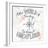 World Traveler II-Laura Marshall-Framed Art Print