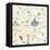 World Traveler Pattern V-Laura Marshall-Framed Stretched Canvas