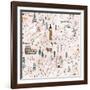 World Traveler Pattern VII-Laura Marshall-Framed Art Print