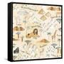 World Traveler Pattern VIII-Laura Marshall-Framed Stretched Canvas