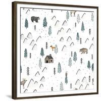 World Traveler Pattern XVI-Laura Marshall-Framed Premium Giclee Print