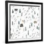 World Traveler Pattern XVI-Laura Marshall-Framed Premium Giclee Print