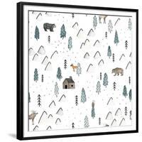 World Traveler Pattern XVI-Laura Marshall-Framed Premium Giclee Print