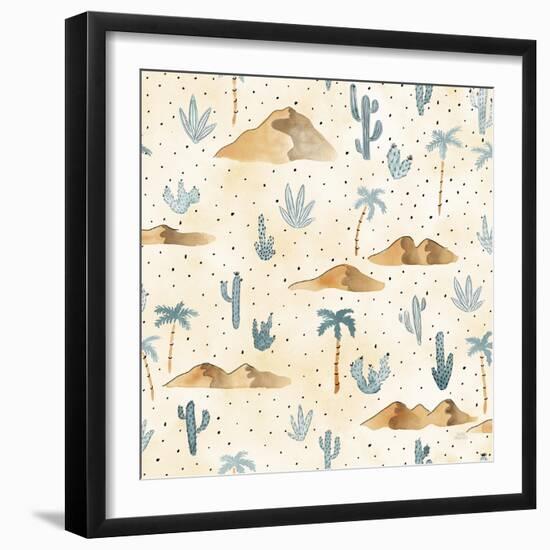 World Traveler Pattern XVIII-Laura Marshall-Framed Art Print