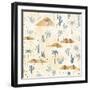 World Traveler Pattern XVIII-Laura Marshall-Framed Art Print