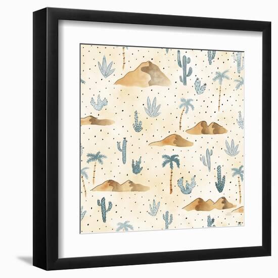 World Traveler Pattern XVIII-Laura Marshall-Framed Art Print