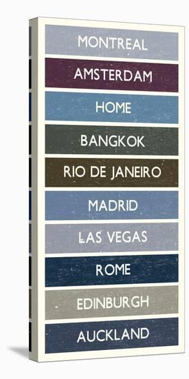 World Traveller I-The Vintage Collection-Stretched Canvas