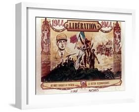 World War 2: Liberation of France, 1944-null-Framed Giclee Print