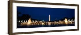 World War 2 Memorial Washington DC-Steve Gadomski-Framed Photographic Print