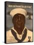 World War 2 Poster with a Portrait of Doris 'Dorie' Miller-null-Framed Stretched Canvas