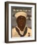 World War 2 Poster with a Portrait of Doris 'Dorie' Miller-null-Framed Art Print