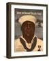 World War 2 Poster with a Portrait of Doris 'Dorie' Miller-null-Framed Art Print