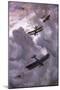 World War I (1914-1918). Aerial Battle Between French (Model Nieuport 17) and German (Albatros…-null-Mounted Giclee Print