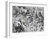 World War I (1914-1918). British Troops Advancing on Enemy Positions, Protected by Gas Masks, 1915-Prisma Archivo-Framed Photographic Print