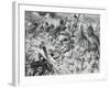 World War I (1914-1918). British Troops Advancing on Enemy Positions, Protected by Gas Masks, 1915-Prisma Archivo-Framed Photographic Print