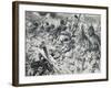 World War I (1914-1918). British Troops Advancing on Enemy Positions, Protected by Gas Masks, 1915-Prisma Archivo-Framed Photographic Print