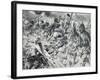 World War I (1914-1918). British Troops Advancing on Enemy Positions, Protected by Gas Masks, 1915-Prisma Archivo-Framed Photographic Print