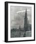 World War I (1914-1918). First German Zeppelin over Antwerpe-Prisma Archivo-Framed Photographic Print